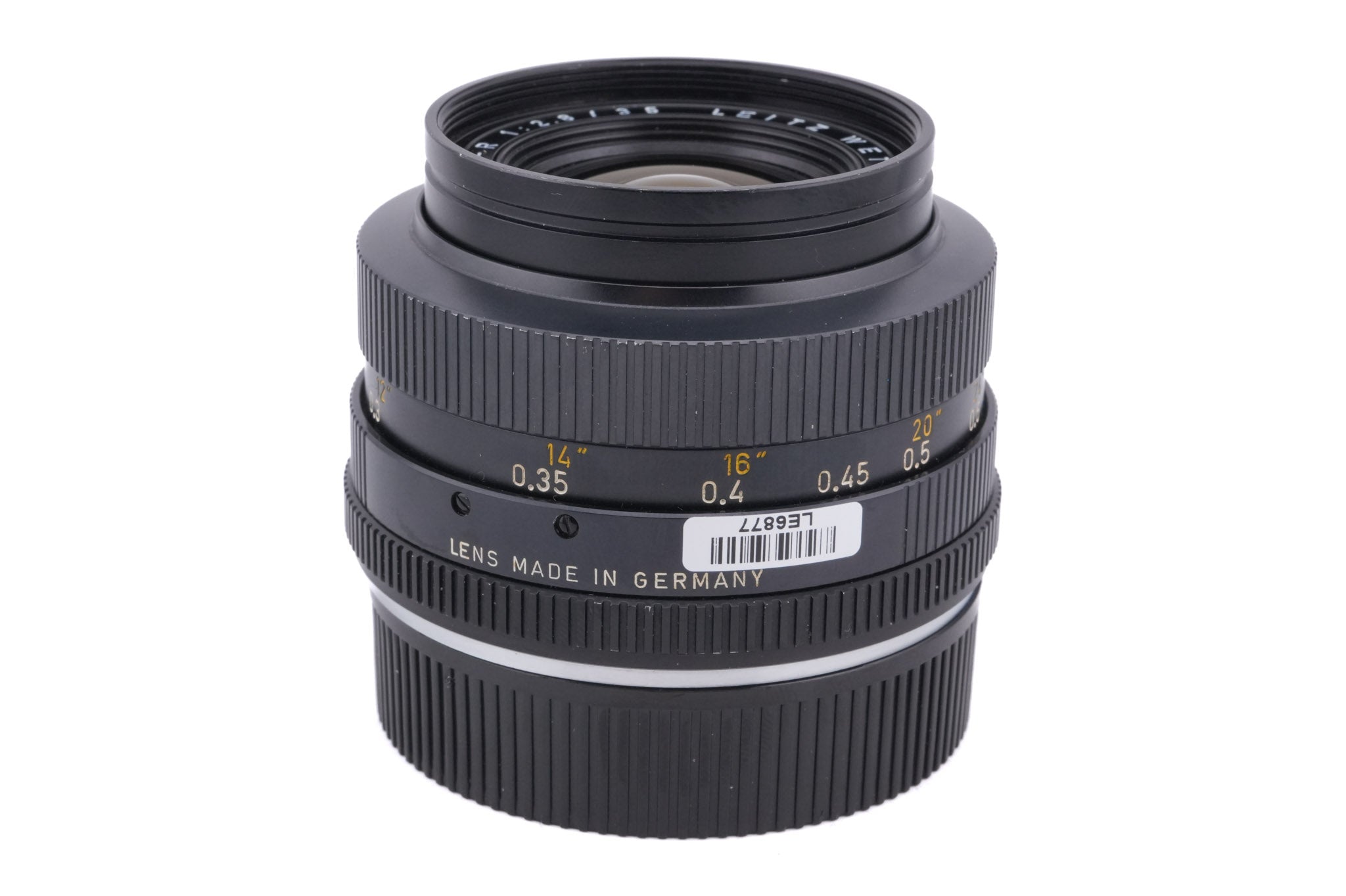 Leica 35mm f2.8 Elmarit-R (Type I) (2-Cam) (11101)