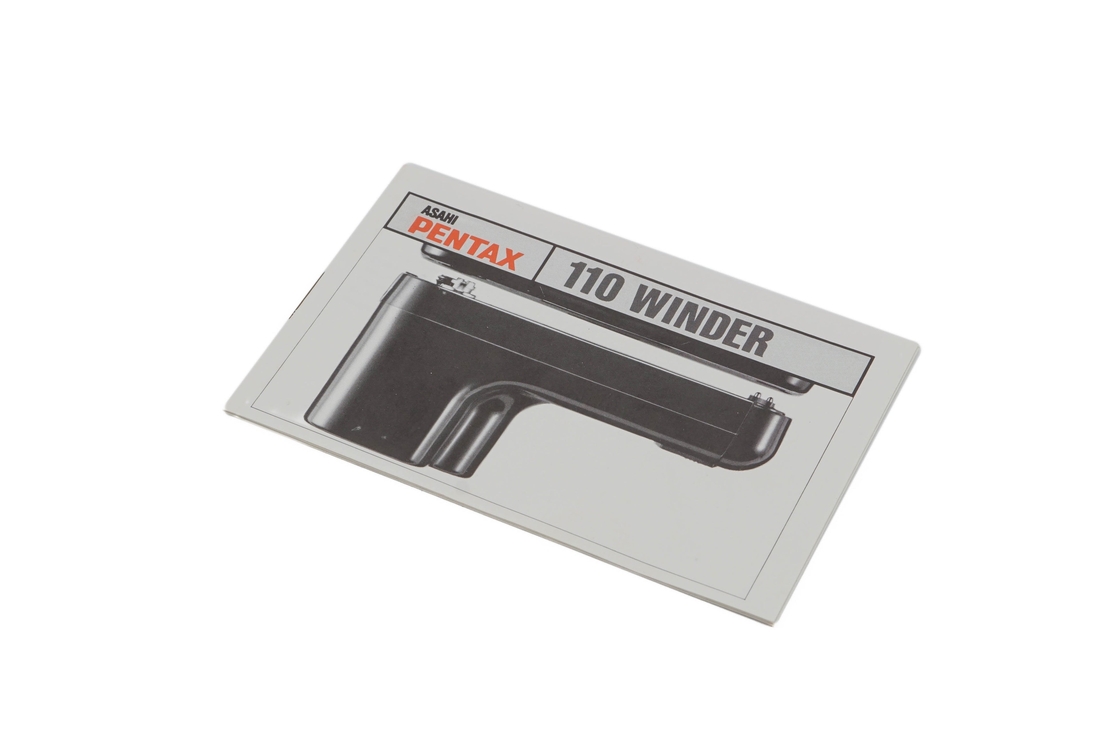 Pentax 110 Winder Instructions - Accessory