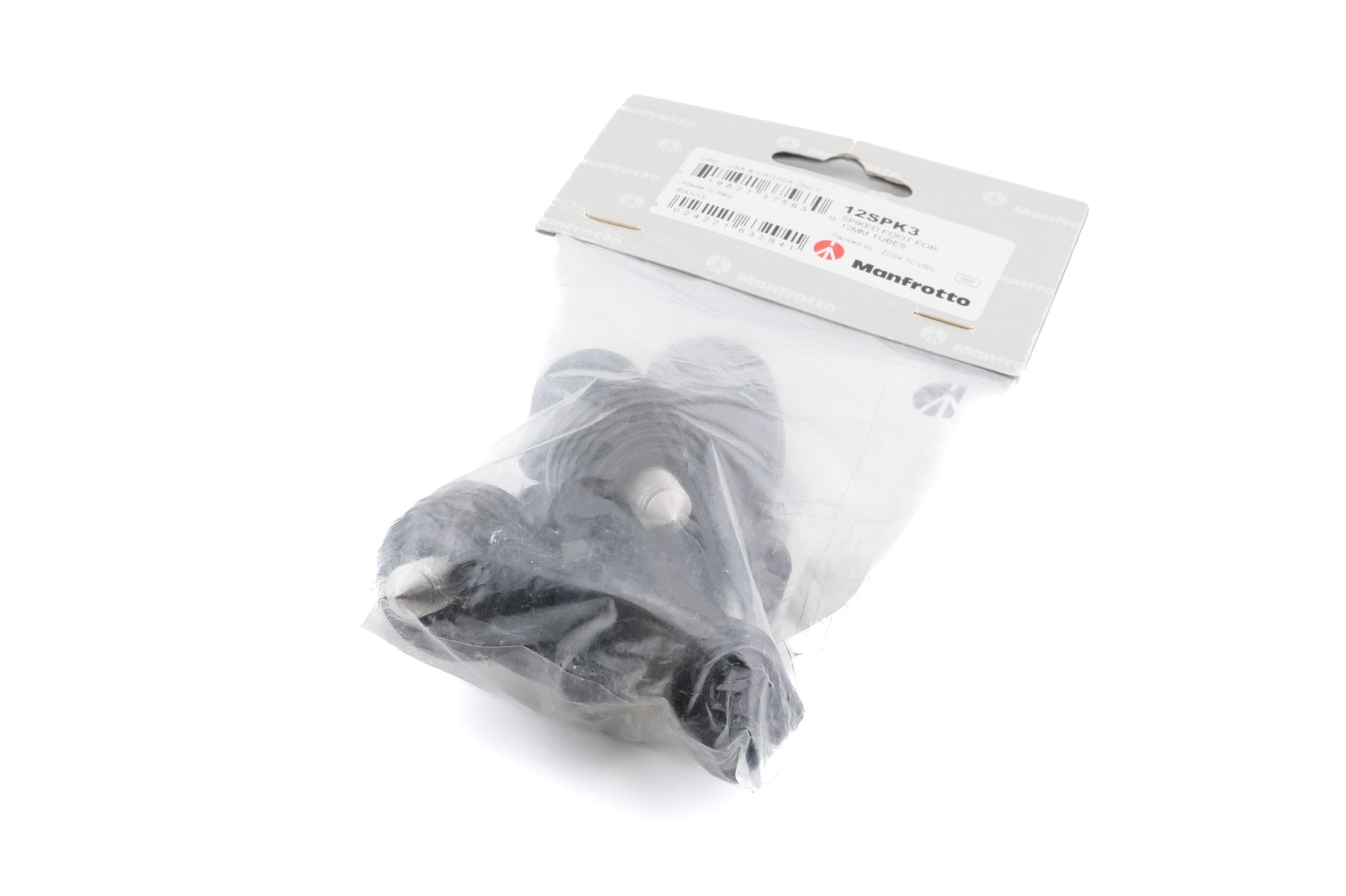 Manfrotto 12SPK3 Spiked Foot For 12mm Tubes - Accessory