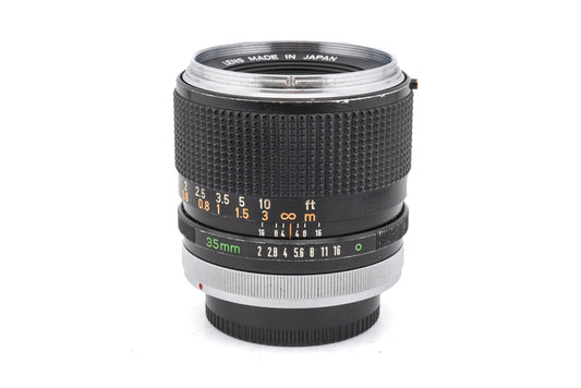 Canon 35mm f2 Chrome Nose (Concave) - Lens