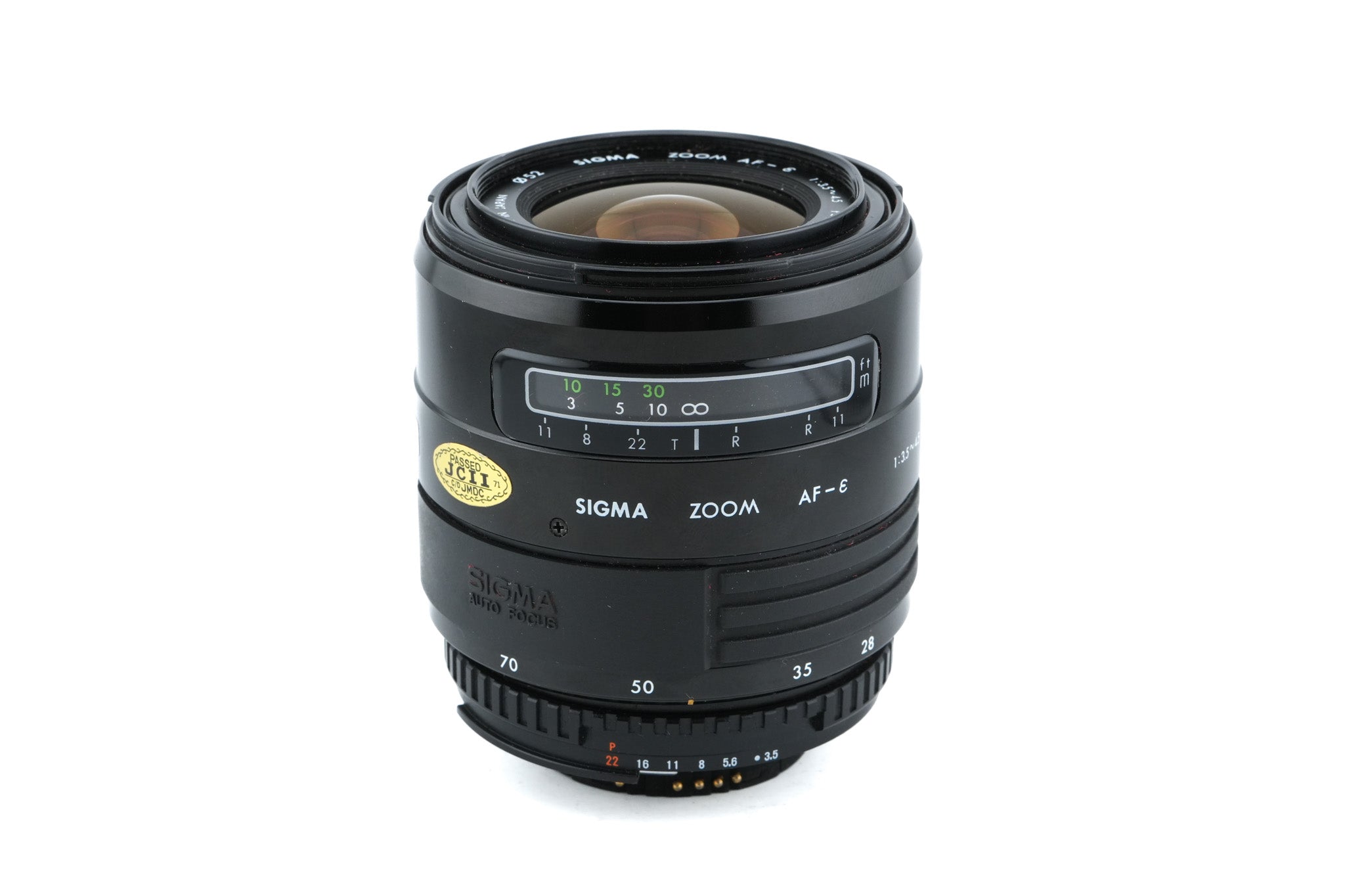 Sigma 28-70mm f3.5-4.5 Zoom-E Multi-Coated - Lens
