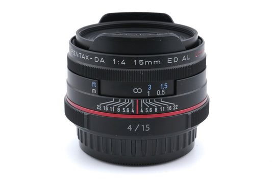 Pentax 15mm f4 Pentax-DA HD ED AL Limited - Lens
