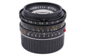 Leica 35mm f2 Summicron-M (Type IV) (Black, 11310) - Lens