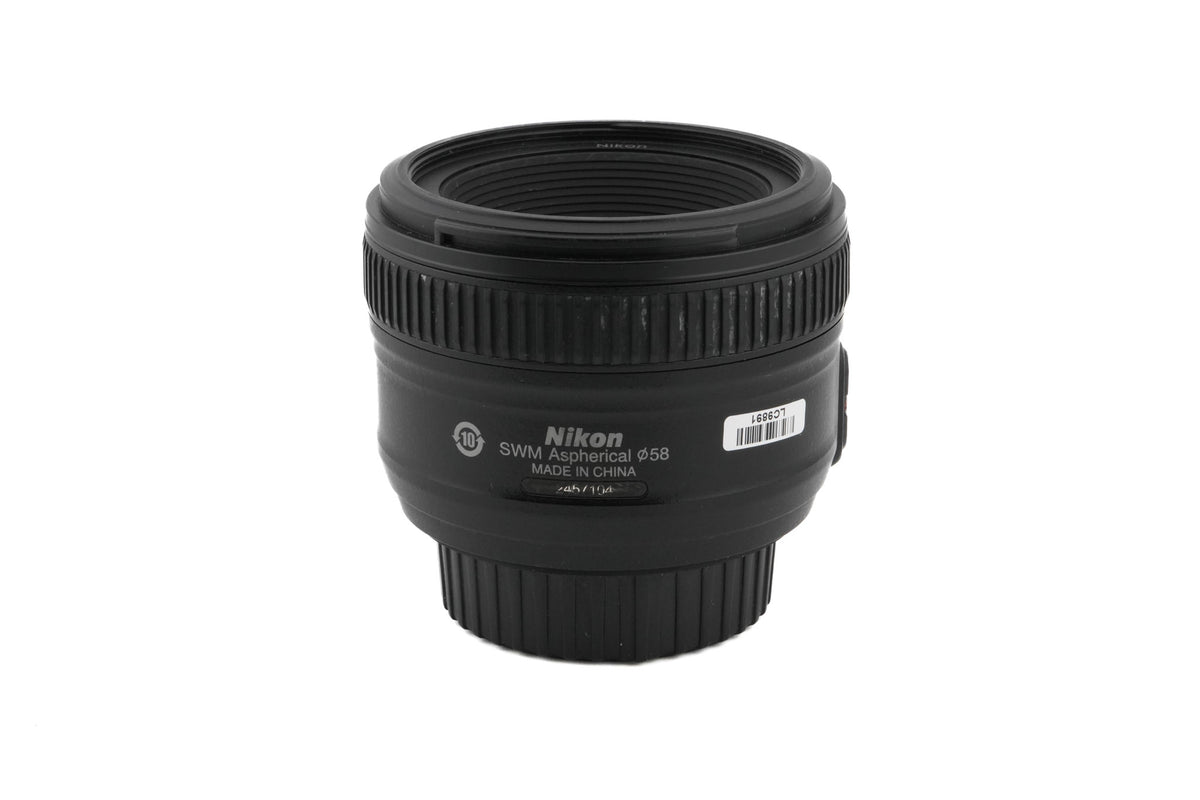 Nikon 50mm f1.8 AF-S Nikkor G