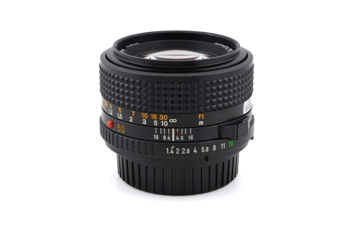 Minolta 50mm f1.4 MD