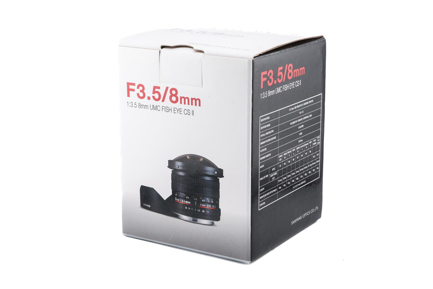 Samyang 8mm f3.5 Fish-Eye UMC CS II