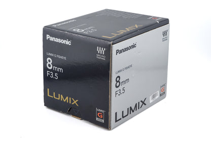 Panasonic 8mm f3.5 Fisheye Lumix G