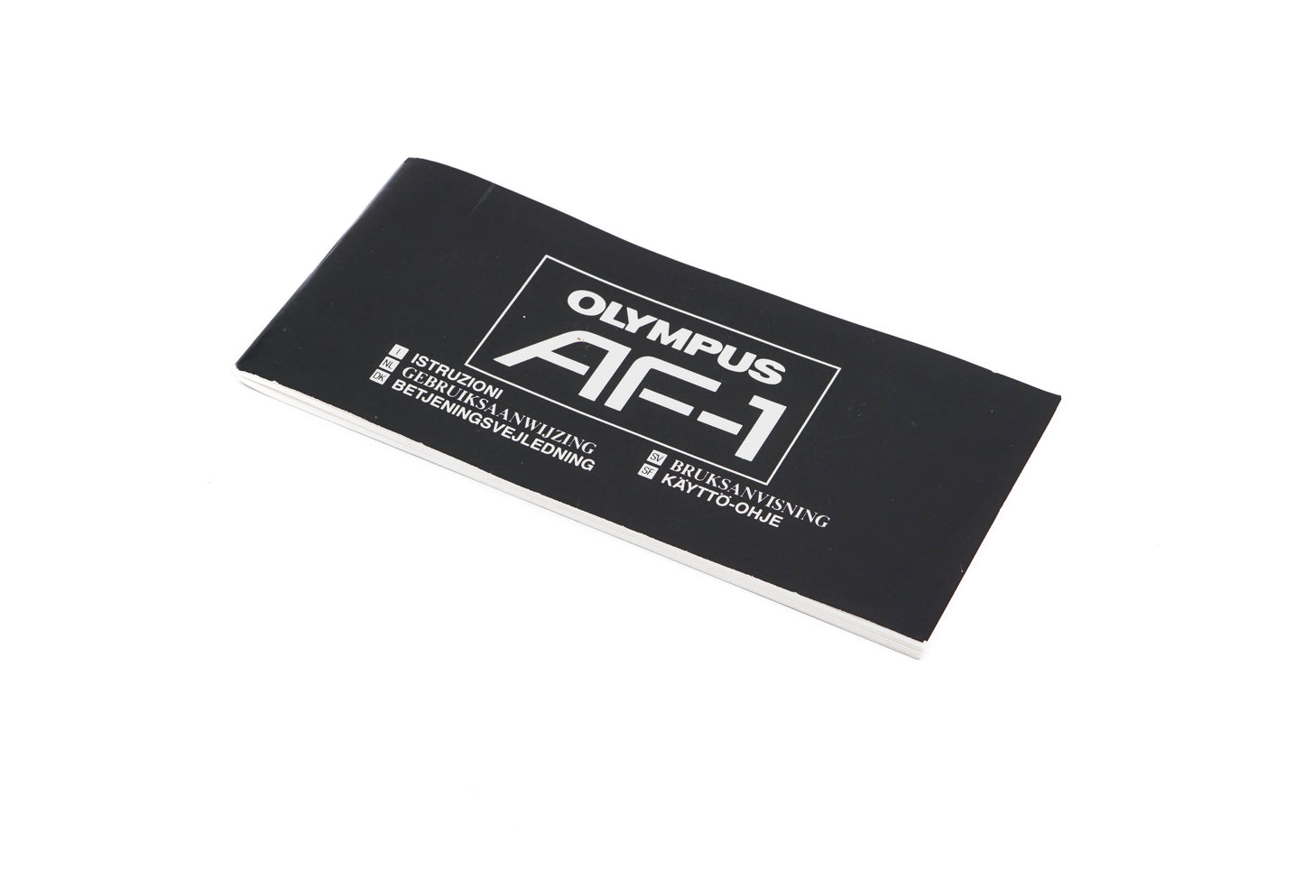 Olympus AF-1 Instructions