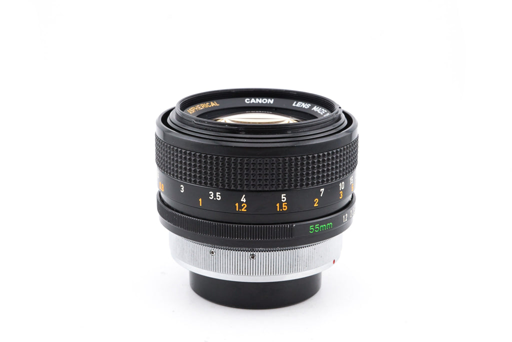 Canon 55mm f1.2 S.S.C. Aspherical + BS-58 Lens Hood