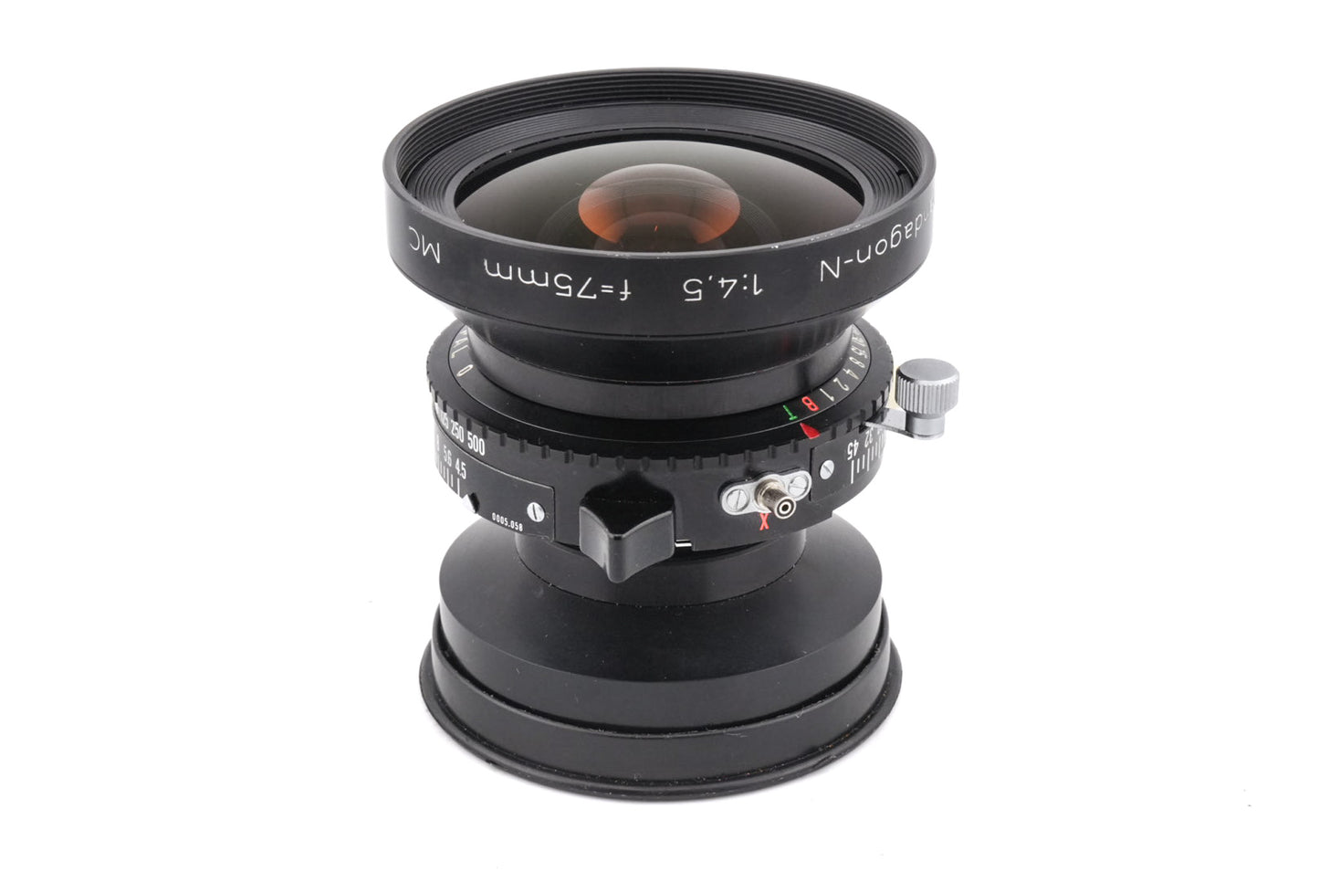 Rodenstock 75mm f4.5 Grandagon-N (Shutter)