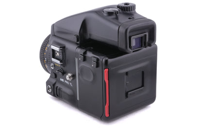 Mamiya 645 Pro TL + FE401 AE Prism Finder + 120/220 Roll Film Holder N + 120 Roll Film Insert (HA401) + 80mm f2.8 Sekor C N