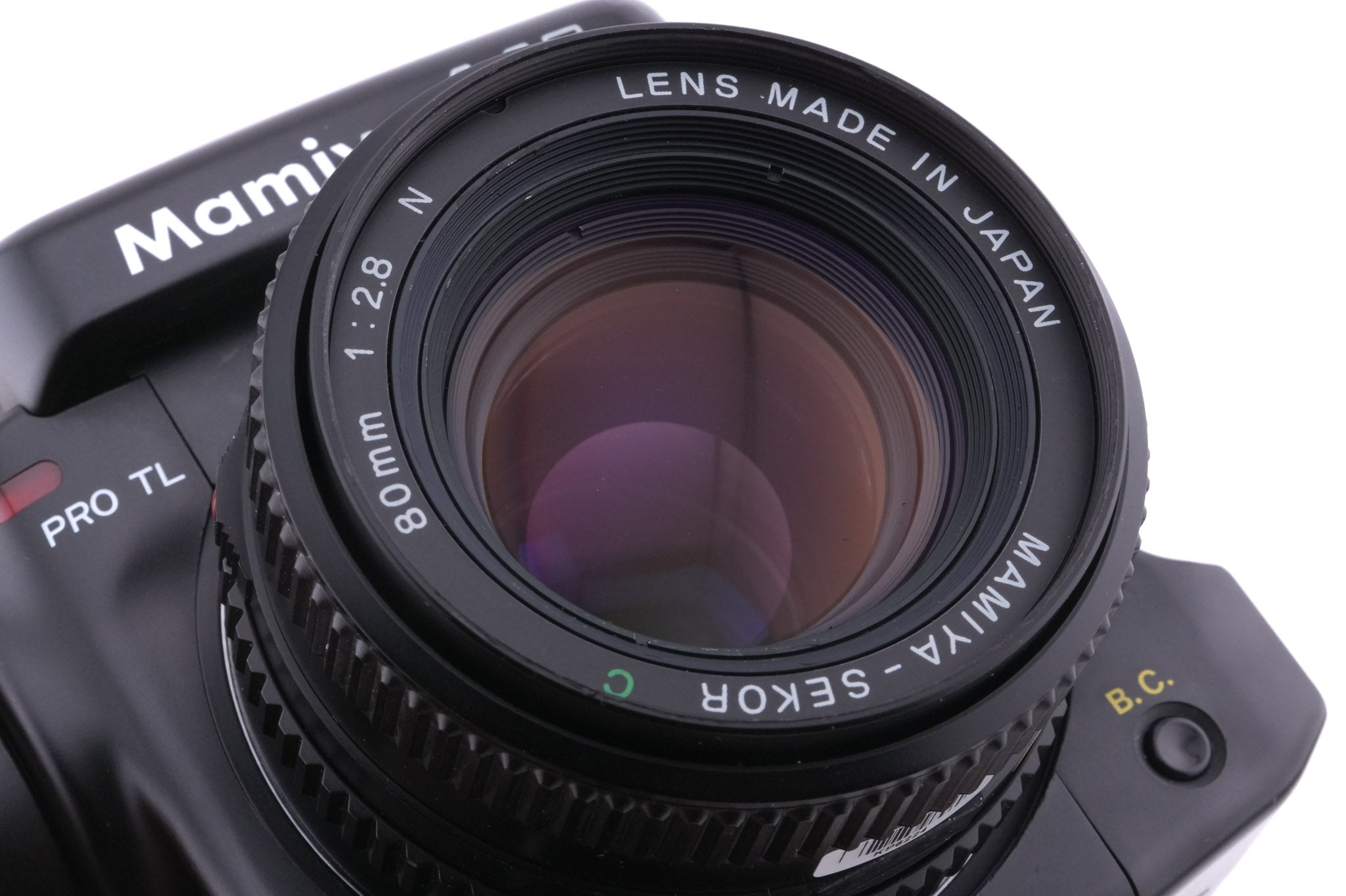 Mamiya 645 Pro TL + FE401 AE Prism Finder + 120/220 Roll Film Holder N + 120 Roll Film Insert (HA401) + 80mm f2.8 Sekor C N