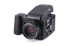 Mamiya M645 Super + 80mm f2.8 Sekor C + AE Prism Finder N + 120/220 Roll Film Holder N + Power Drive N (Y01670)