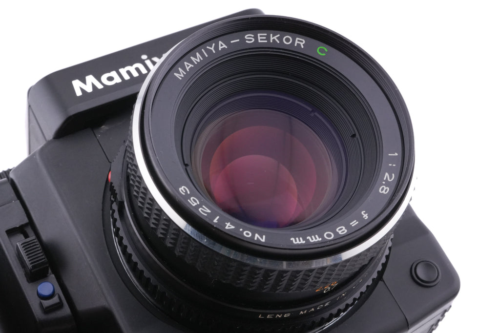 Mamiya M645 Super + 80mm f2.8 Sekor C + AE Prism Finder N + 120/220 Roll Film Holder N + Power Drive N (Y01670)