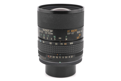 Tamron 35-80mm f2.8-3.8 SP CF BBAR MC Macro + Adaptall - M42 Adapter