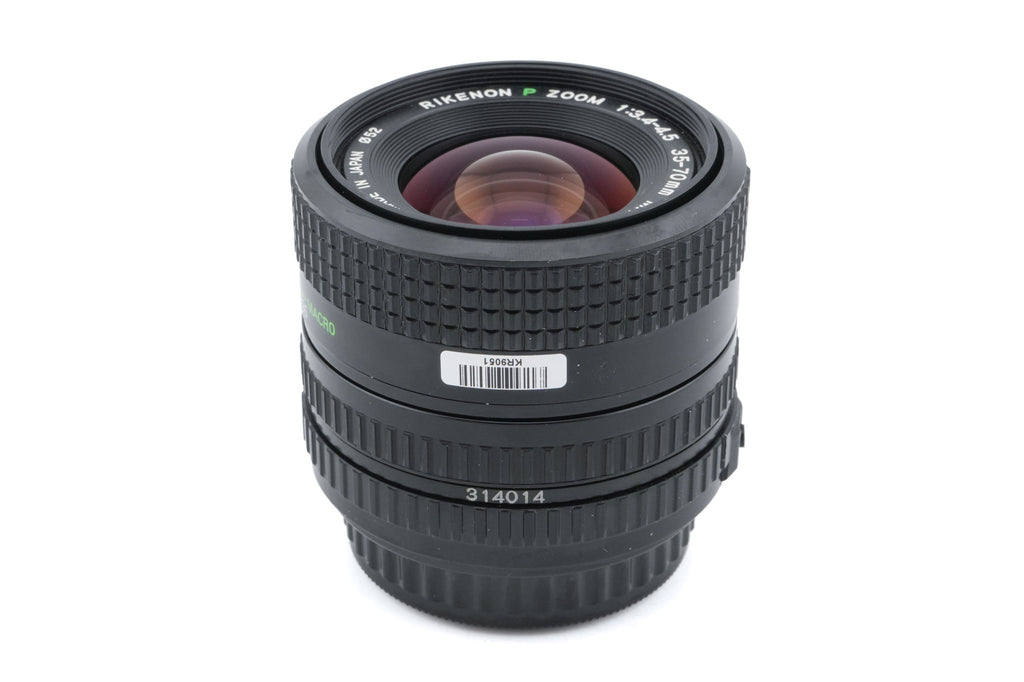Ricoh 35-70mm f3.4-4.5 Rikenon P Zoom Macro