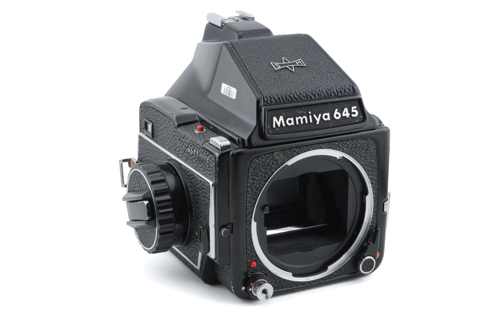 Mamiya M645 1000S + 120 Roll Film Insert (HA401) + M645 Prism Finder
