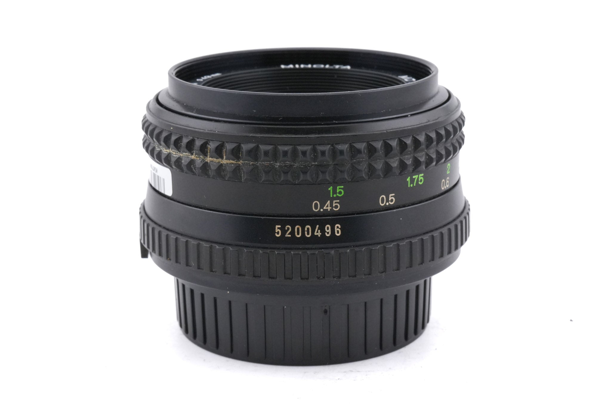 Minolta 50mm f1.7 MD Rokkor