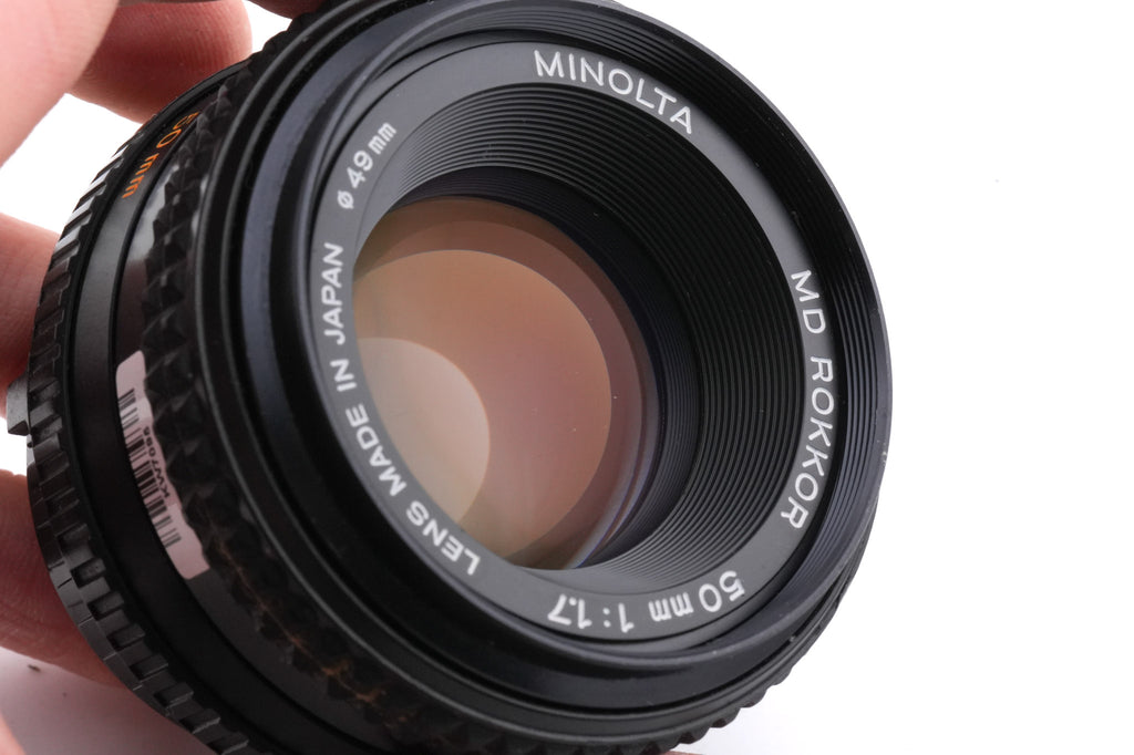 Minolta 50mm f1.7 MD Rokkor