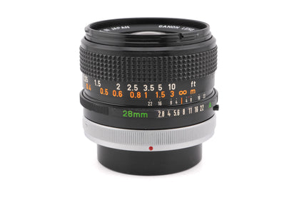 Canon 28mm f2.8 S.C.