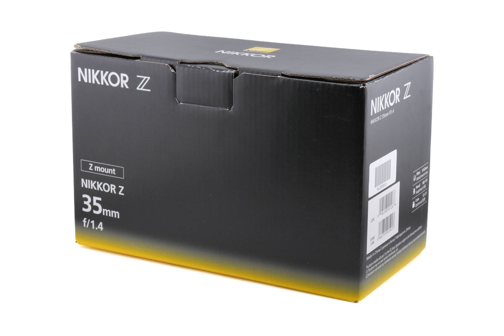 Nikon 35mm f1.4 Nikkor Z