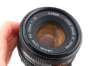Canon 50mm f1.8 FDn