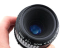 Pentax 50mm f2.8 SMC Pentax-A Macro