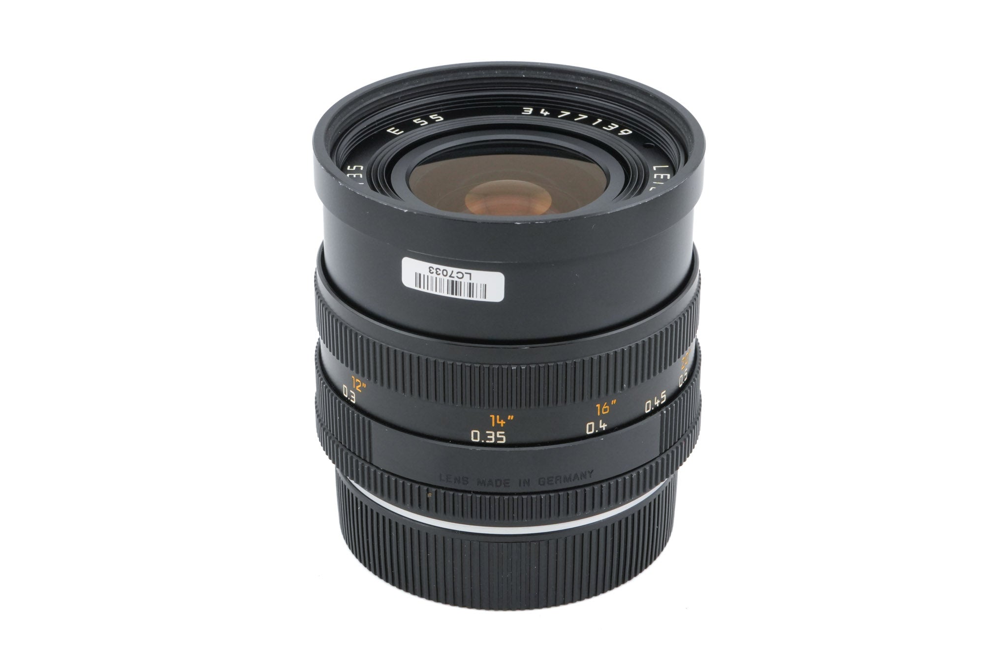 Leica 35mm f2 Summicron-R (Type II) (3-Cam) (11115)