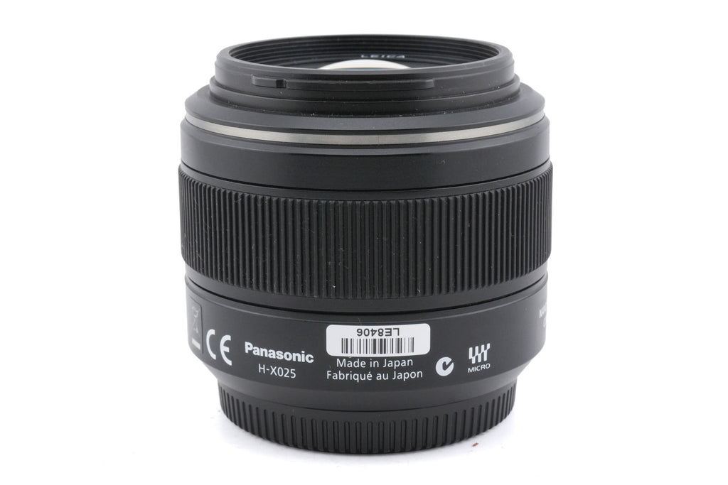 Panasonic 25mm f1.4 ASPH. Leica DG Summilux (H-X025)
