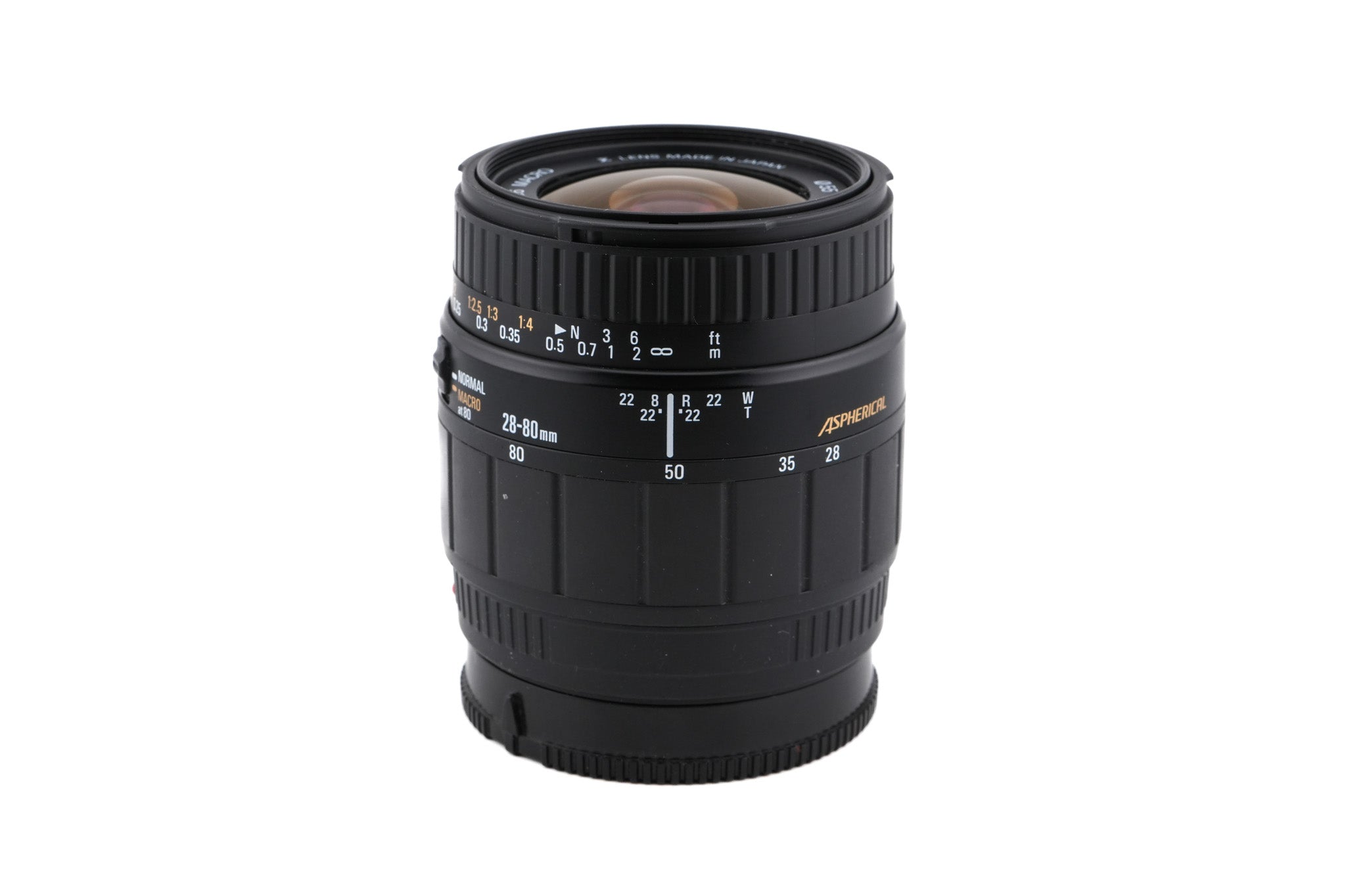 一眼レフレンズ、sigma zoom 28-80 Sigma 28-80mm f3.5-5.6 Zoom Macro Aspherical - Lens – Kamerastore