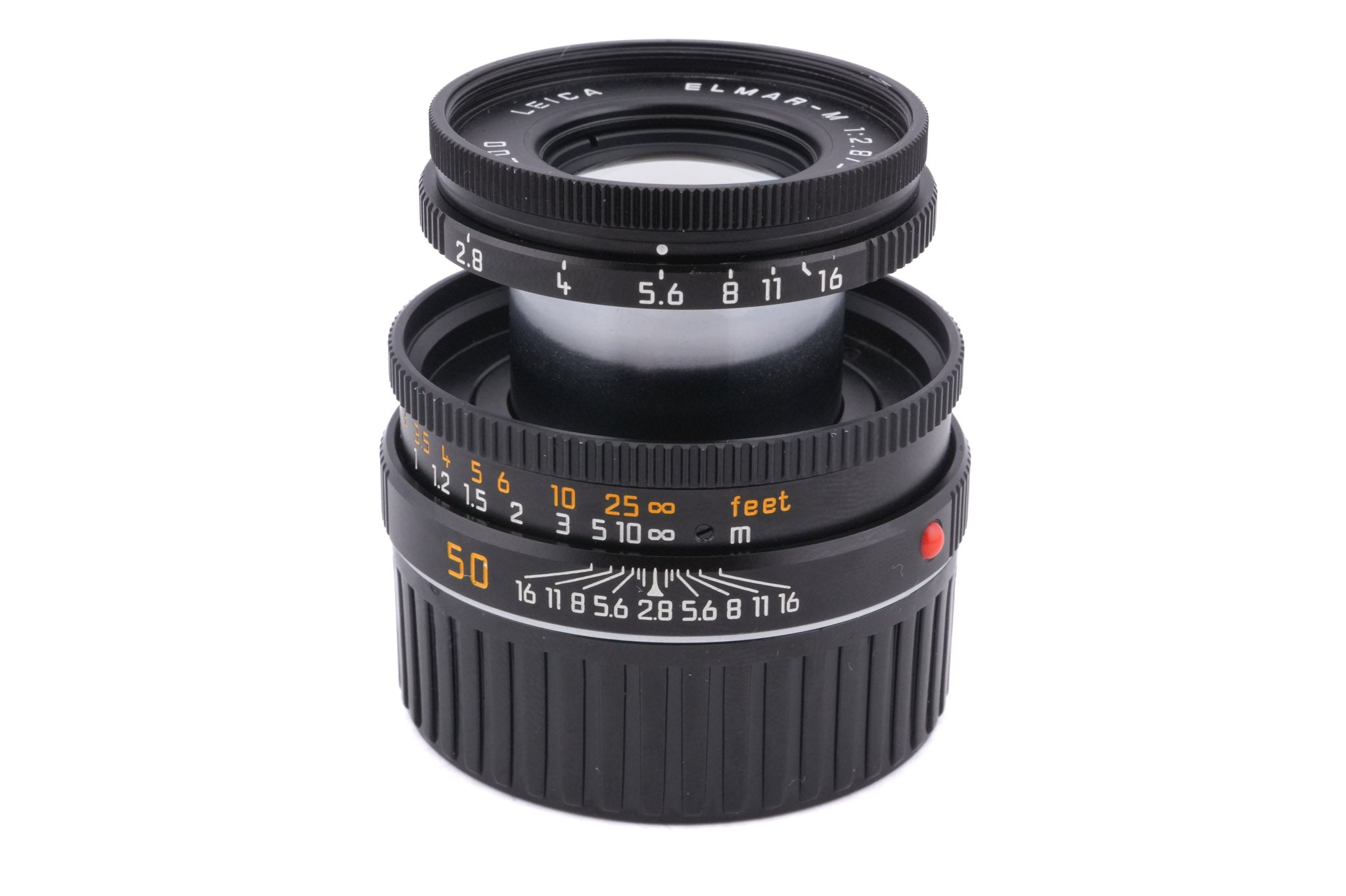 Leica 50mm f2.8 Elmar-M (Black, 11831) - Lens
