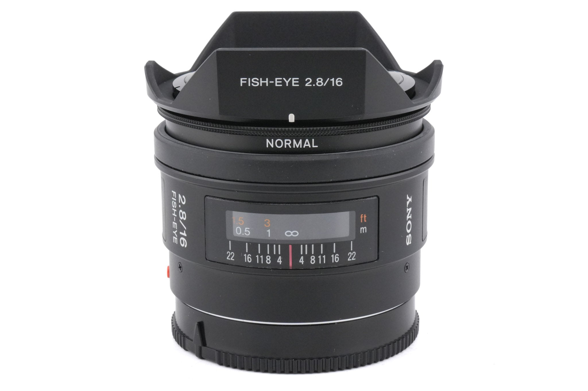 Sony 16mm f2.8 Fish-Eye (SAL16F28) - Lens