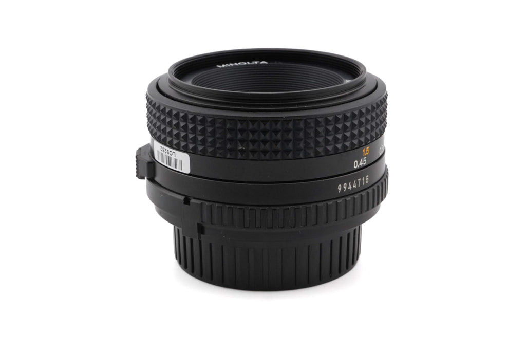 Minolta 50mm f1.7 MD Rokkor