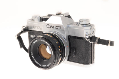 Canon FTb QL + 50mm f1.8 S.C.