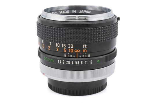 Canon 50mm f1.4 Chrome Nose
