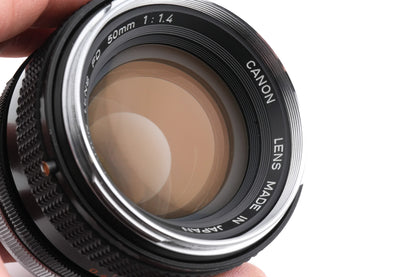Canon 50mm f1.4 Chrome Nose
