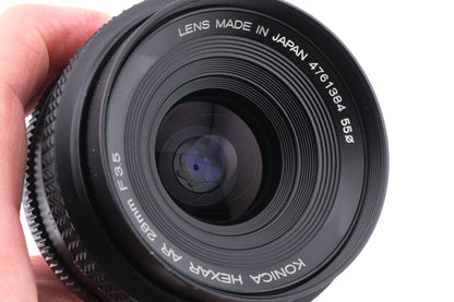 Konica 28mm f3.5 Hexar AR