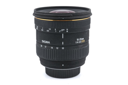 Sigma 10-20mm f4-5.6 EX DC