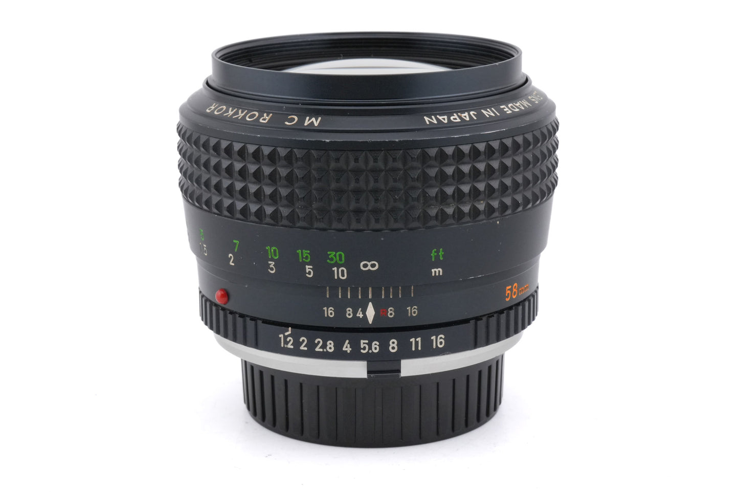 Minolta 58mm f1.2 MC Rokkor