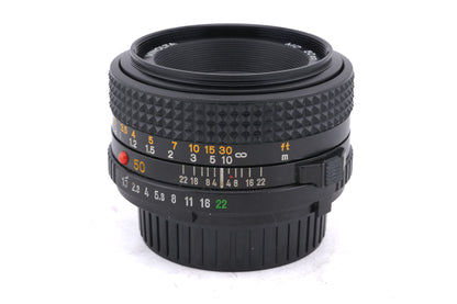 Minolta 50mm f1.7 MD Rokkor