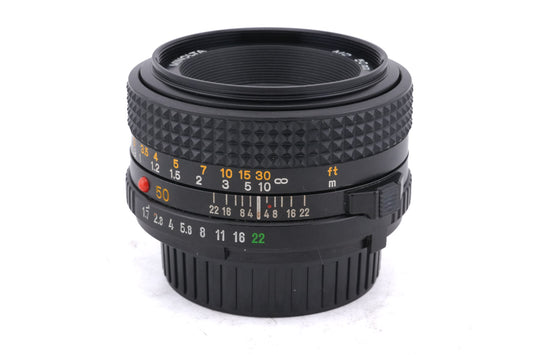 Minolta 50mm f1.7 MD Rokkor