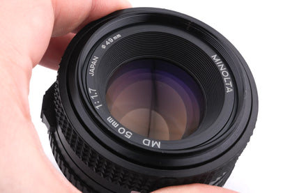 Minolta 50mm f1.7 MD Rokkor