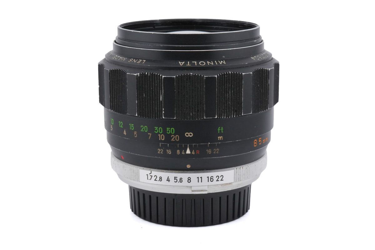 Minolta 85mm f1.7 MC Rokkor-PF