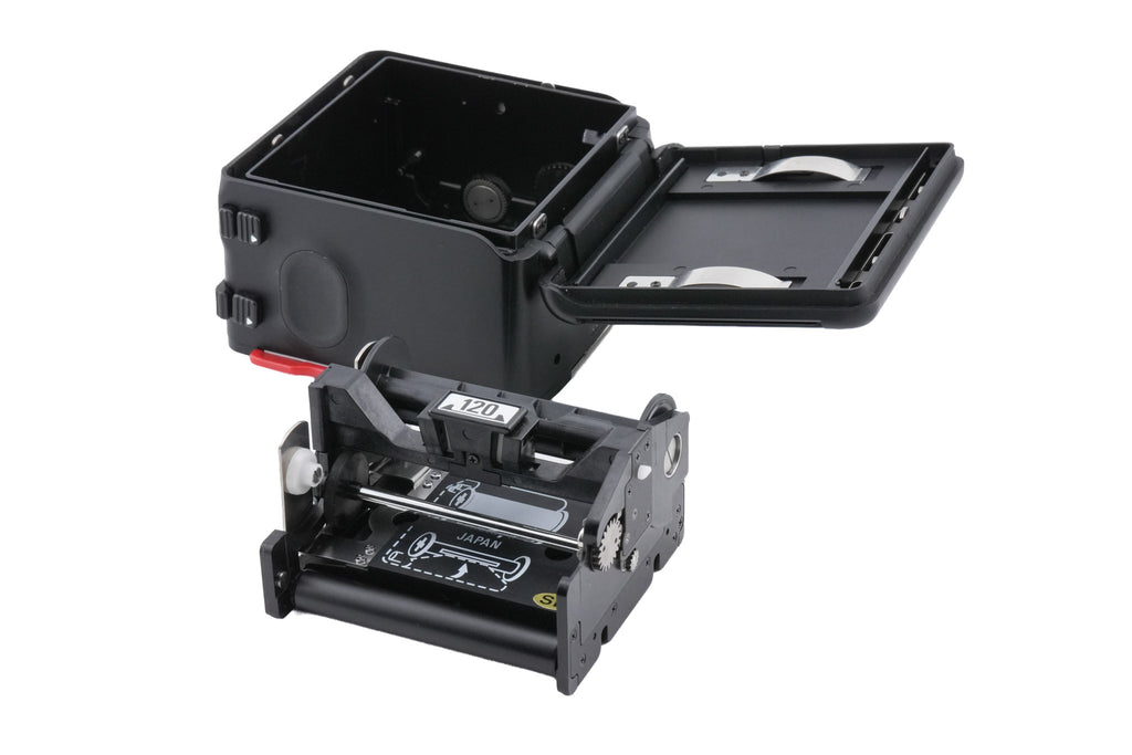 Mamiya 645 Pro TL + SV Viewfinder + HA401 120/220 Roll Film Holder + WG402 Power Drive Winder Grip