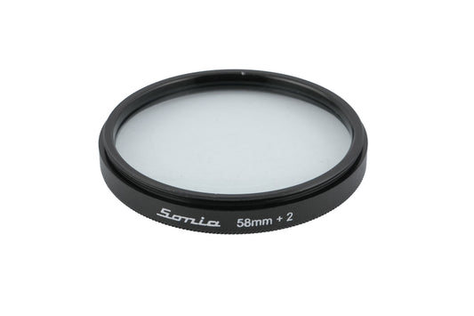 Sonia 58mm Close-Up Filter +2 - Accessory