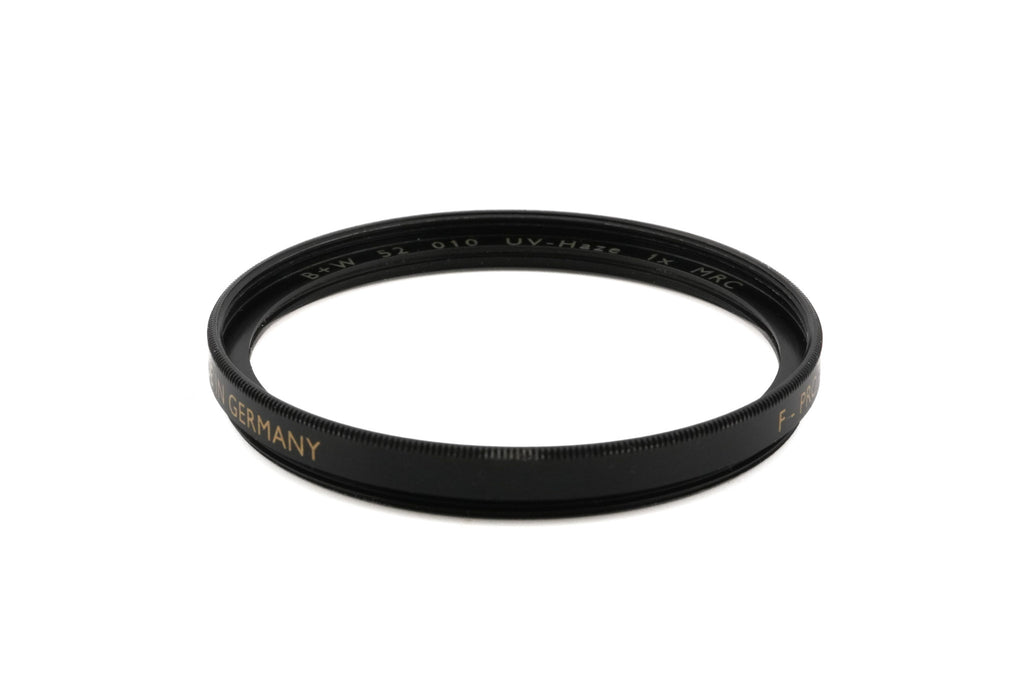 B+W 52mm UV-Haze Filter 010 1x F-Pro