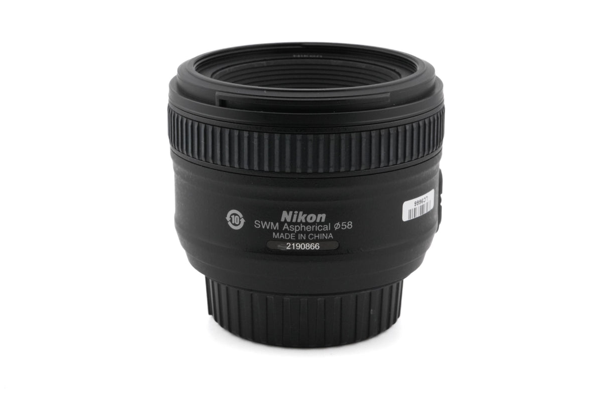 Nikon 50mm f1.8 AF-S Nikkor G