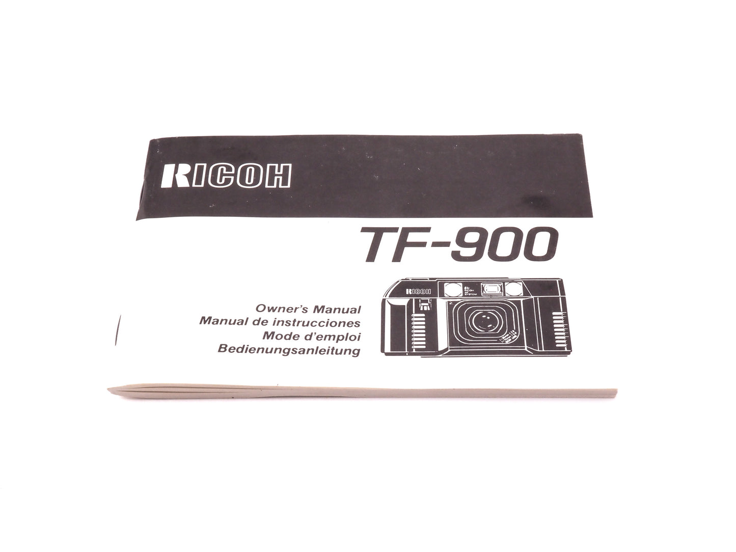 Ricoh TF-900 Instructions