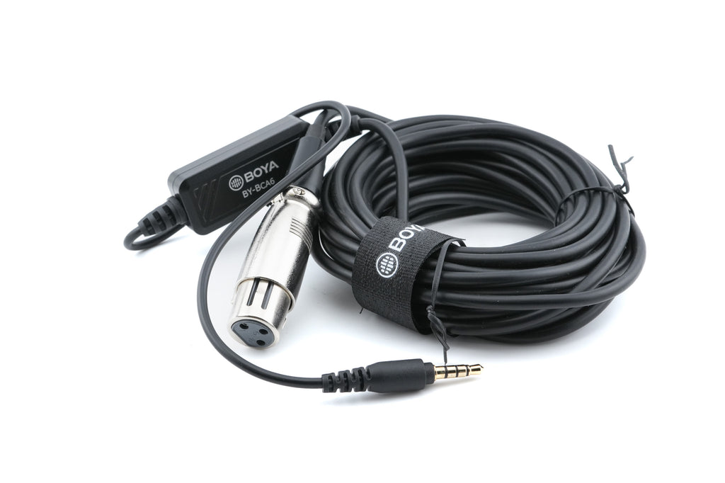 Boya BY-BCA6 XLR To 3.5mm Plug Microphone Cable