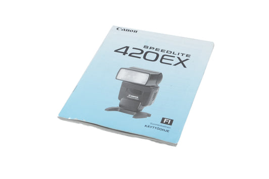 Canon 420EX Speedlite Instructions